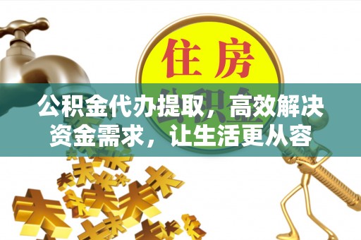南郊公积金代办提取，高效解决资金需求，让生活更从容