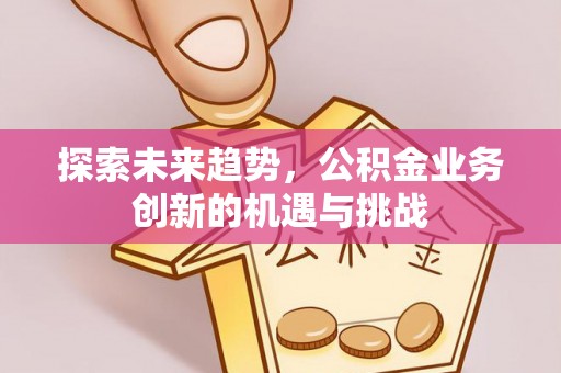 南郊探索未来趋势，公积金业务创新的机遇与挑战