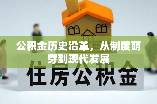 南郊公积金历史沿革，从制度萌芽到现代发展
