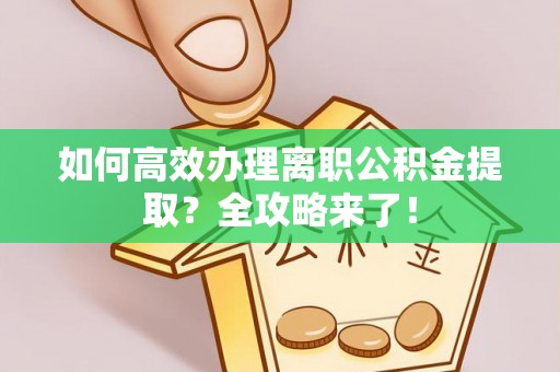 南郊如何高效办理离职公积金提取？全攻略来了！