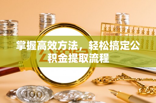 南郊掌握高效方法，轻松搞定公积金提取流程